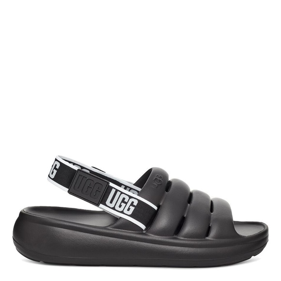 UGG Mens Sport Yeah Sandals Black Size 12 - Picture 2 of 4